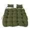 Leisuremod 2-Person Hanging Egg Chair Cushion, Weather-Resistant, Headrest & Zippered Cover ES52C-DG - alternate 3