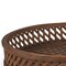 Homeroots Set of Two Brown Round Wicker Handmade Serving Tray 609099 - alternate 5