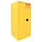 Securall Flammable Storage Cabinet, 60 Gallon, 2 Shelves, 34 in W x 65 in H x 34 in D, Yellow A260 - alternate 2