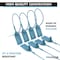 Kable Kontrol Identification & Tamper Proof Cable Zip Ties, 9 in L, Blue, HDPE (High-density polyethylene), 50 PK CTPT-9-50-BL - alternate 2