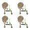 Mytee Products 3/8 in-1/2 in Green Folding Handle Ratchet Load Binder & 3/8 in x 12 ft Binder Chain CBRS-FH38x4-CH3812x4-KIT - alternate 1