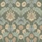 A-Street Prints Myrtle Sea Green Floral Ogee Wallpaper 4171-82059 - alternate 1