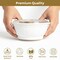 Eco Harmony Products Microwaveable Noodle Bowl with Lid, White, 36oz, 120PK 803980 - alternate 5