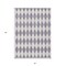 Homeroots 3' X 5' Purple And Lilac Geometric Washable Indoor Outdoor Area Rug 577097 - alternate 6