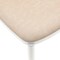 Leisuremod Tule Dining Side Chair with Leather Seat and White Powder-Coated Steel Frame, Walnut/Light Brown TWCWN18LBR - alternate 4