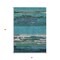 Homeroots 3' X 5' Teal Blue Abstract Washable Indoor Outdoor Area Rug 608753 - alternate 3