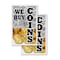 Signmission We Buy Coins Vertical, Vinyl Decals Only 24 Inch x 36 Inch, Vinyl Decal, 2PK DSB-2436-2PACK-We Buy Coins Vertical - alternate 1