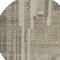 Homeroots 8' Taupe And Dark Gray Round Striped Washable Indoor Outdoor Area Rug 602817 - alternate 4