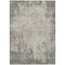 Homeroots 3' X 5' Taupe And Ivory Abstract Washable Indoor Outdoor Area Rug 612370 - alternate 2