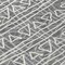 Homeroots 8' X 10' Charcoal Gray And Ivory Geometric Washable Indoor Outdoor Area Rug 583483 - alternate 3