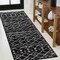 Jonathan Y Aksil Moroccan Beni Souk Black/Cream 2 ft. x 8 ft. Runner Rug MOH208E-28 - alternate 1