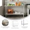 Flash Furniture Reese Work Table, 18 Gauge Stainless Steel Top Shelf and Double Overshelves and Undershelf NH-WT-2460-OSH-GG - alternate 5