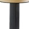 Homeroots 29" Black Ceramic Cylinder Table Lamp With Beige Drum Shade 524627 - alternate 5