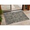 Homeroots 3' X 5' Taupe Oriental Washable Indoor Outdoor Area Rug 563793 - alternate 1