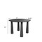 Homeroots 67" Black Solid Wood Oval Dining Table 721136 - alternate 3