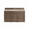 James Martin Vanities Bristol 60" Single Vanity Whitewashed Walnut, w/ 3 CM Tajnar Eclos Top 157-V60S-WW-3TJR - alternate 1
