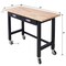 Wrightmaster 48 in. x 20 in. 2-Drawer Black Steel Workbench with 550 lb Capacity and Locking Casters ZR-60406 - alternate 3
