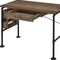 Homeroots 39" Brown and Black Writing Desk 491411 - alternate 2