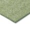 Homeroots 10' X 14' Green Black And Ivory Geometric Washable Indoor Outdoor Area Rug 596733 - alternate 3