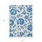 Homeroots 3' X 5' White And Denim Blue Floral Washable Indoor Outdoor Area Rug 589512 - alternate 3