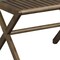 Homeroots Antique Chestnut Finished Wooden Stool Bench 380053 - alternate 3