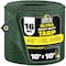 Boen Ultra Heavy Duty Tarp, 10 ft x 10 ft, 16 Mil, Green, Polyethylene HGT-1010 - alternate 1