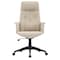 Leisuremod Infini High Back PU Leather Swivel Desk Chair, Padded Armrests, Iron Base IO47TNL - alternate 3