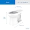 Gerber Avalanche ADA Compliant 1.28 gal White Elongated Toilet Bowl GAV31828 - alternate 3