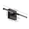 Jonathan Y McKenna 16.25" Modern Minimalist Dimmable Integrated LED Metal Wall Sconce, Black JYL7039C - alternate 7