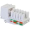 C2G CAT6 RJ45 UTP KEYSTONE JACK - WHITE 29311 - alternate 1