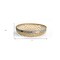 Homeroots Set Of Three Brown Round Solid Wood Serving Tray 516306 - alternate 3