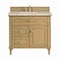 James Martin Vanities Lorelai 36" Single Vanity, Light Natural Oak, w/ 3 CM Tajnar Eclos Top 424-V36-LNO-3TJR - alternate 1