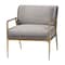 Baxton Studio Ilmari Velvet Lounge Chair 270-14713-ZORO - alternate 1