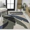 Jonathan Y Shelby Coastal Vintage Abstract Palm Leaf Navy/Cream 3 ft. x 5 ft. Indoor/Outdoor Area Rug TSN403A-3 - alternate 4