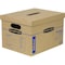 Smoothmove 15 in x 12 in x 10 in Moving Box, Kraft, Blue Printing, Kraft Corrugated Board, Double Wall, 32 ECT 7714209 - alternate 1