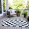 Homeroots 3' X 5' Navy Blue And Ivory Polka Dot Washable Indoor Outdoor Area Rug 595253 - alternate 5