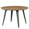 Leisuremod Round 47 in W, 30 in L, MDF/Metal, Dark Brown RTM47BR - alternate 1