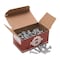 Lindstrom #10 x 1 in. Combo Phillips/Slotted Pan Head Sheet Metal Screws Zinc Plated, 100PK SMPCI-1001000-100HD - alternate 3
