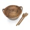 Picnic Time Family Of Brands Ciotola Large Serving Bowl with Handles, Mango Wood 873-03-511-000-0 - alternate 3