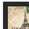 Homeroots Set Of Two Post Cards Black Framed Print Wall Art, 2PK 405684 - alternate 2