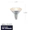 Bulbrite 120-Watt Equivalent Dimmable Flood PAR38 Medium E26 LED Light Bulb, 3000K, 2PK 861796 - alternate 2