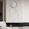 Clockswise 10-in Round Quartz Wall Clock Non-Ticking Battery Operated with Silent Sweep Movement,  QI004745.WT.10 - alternate 4