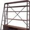 Homeroots 83" Sandy Gray Metal and Wood Four Tier Oversized Set Bookcase with Four Drawers 286624 - alternate 2
