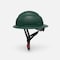 Ironwear Type 2 Class E Full Brim Safety Helmet w/ Chin Strap, Dark Green 3968-DG - alternate 3