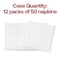 Smarty Had A Party White with Silver Dots Paper BeverageCocktail Napkins 600 Napkins, 600PK 2293-CASE - alternate 6