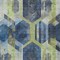 Homeroots 9' X 12' Navy Blue Gold And Silver Geometric Washable Indoor Outdoor Area Rug 618755 - alternate 5