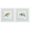Homeroots 19" X 19" White Frame Turtle Tropics, Set Of 2, 2PK 365301 - alternate 1