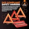 Xpose Safety 48 Sets Warning Triangle DOT Approved 3PK, Reflective Warning Road Safety Triangle Kit, 48PK WTR-3-48-X - alternate 4