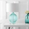 Jonathan Y Estelle 26" Glass and Crystal LED Table Lamp, Aqua JYL2003A - alternate 3