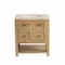 James Martin Vanities Breckenridge 30" Single Vanity, Light Natural Oak, w/ 3 CM Tajnar Eclos Top 330-V30-LNO-3TJR - alternate 5